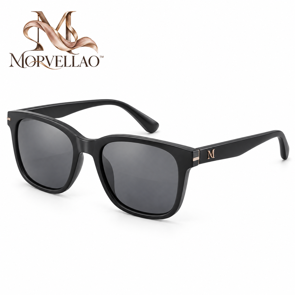 Morvellao™ Riviera Square Sunglasses — white background