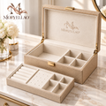 Morvellao™ Vanity Edit Two-Tier Jewelry Box — product view 7