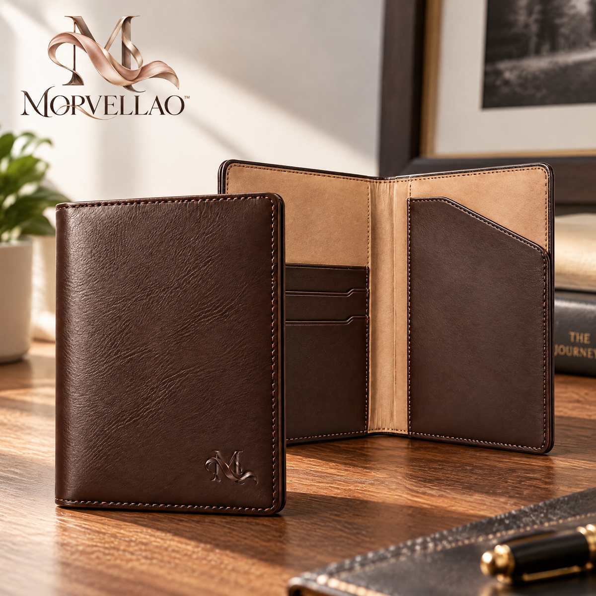 Morvellao™ Departure Fold Passport Holder — product view 3