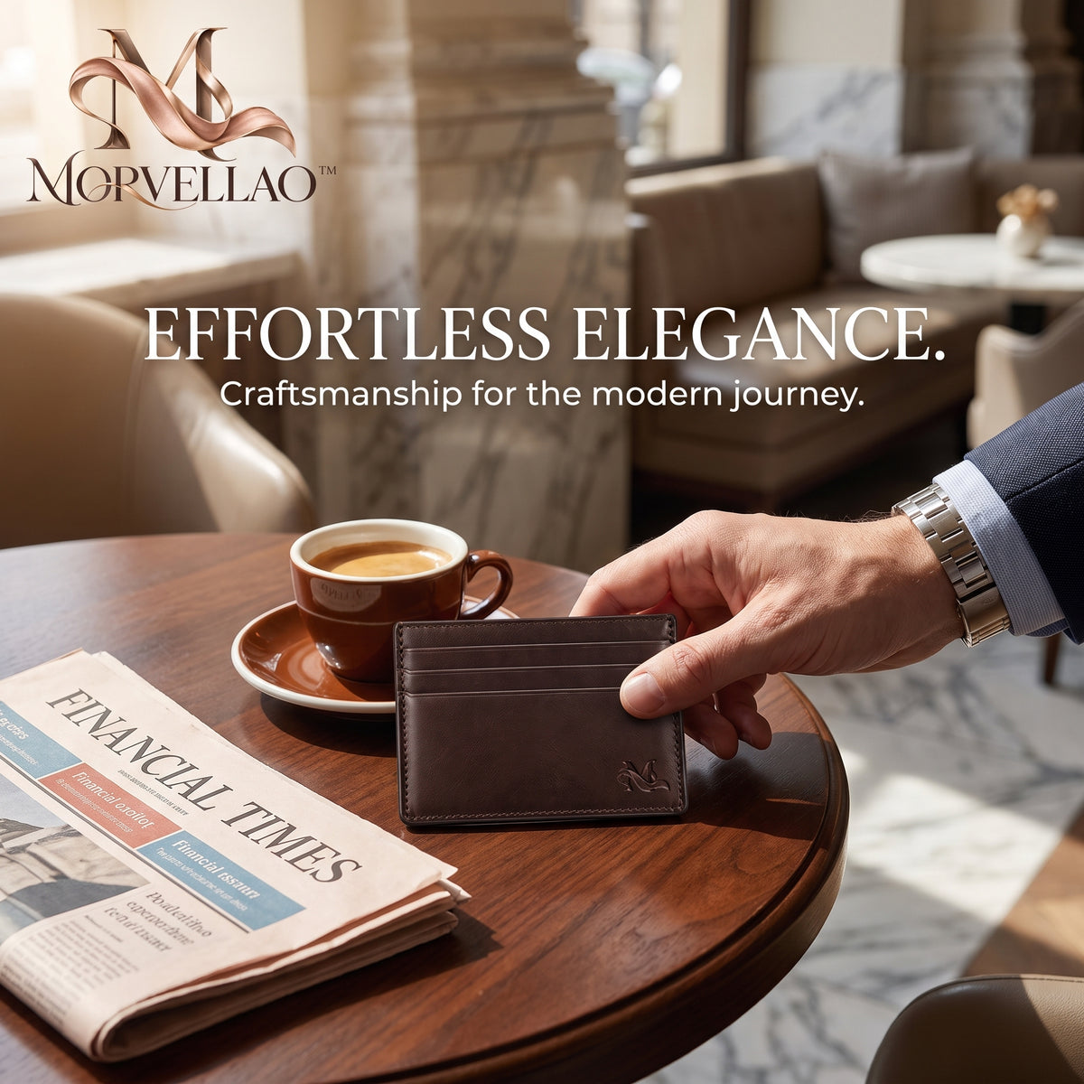 Morvellao™ Pocket Edit Slim Card Holder — product view 6