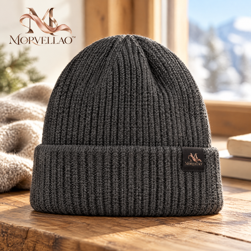 Morvellao™ Cold-Day Rib-Knit Beanie